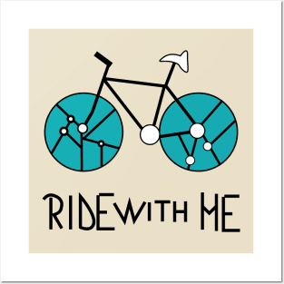 Ride with me Posters and Art